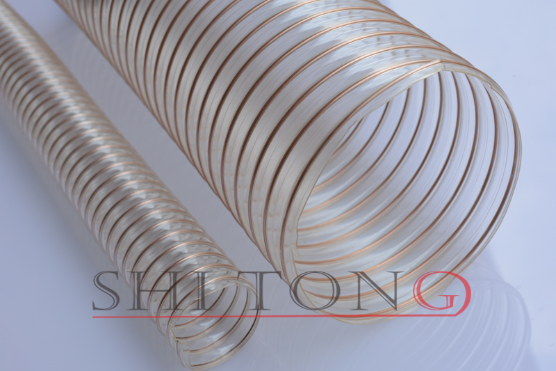 PU鋼絲伸縮軟管,PU耐磨鋼絲軟管,耐磨輸送管,木工吸塵管 PU鋼絲伸縮軟管,PU耐磨鋼絲軟管,耐磨輸送管,木工吸塵管